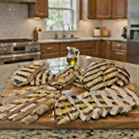 Grilled Boneless Chicken Breasts - PLAIN WITH OIL