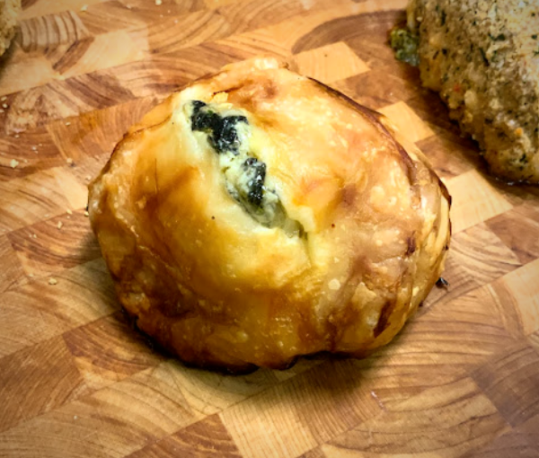Stuffed Chicken Florentine in Puff Pastry