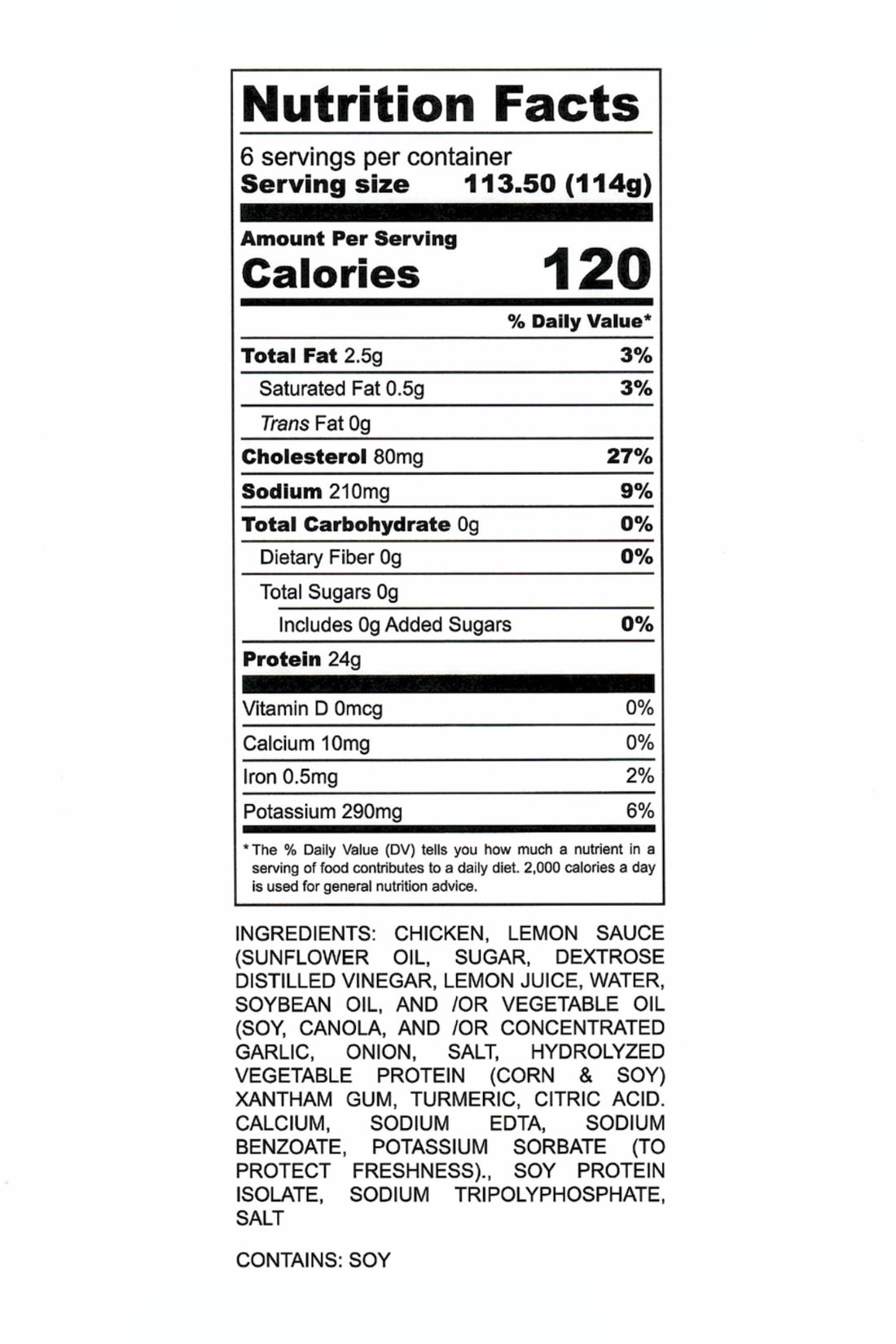 Grilled Boneless Chicken Breasts - LEMON