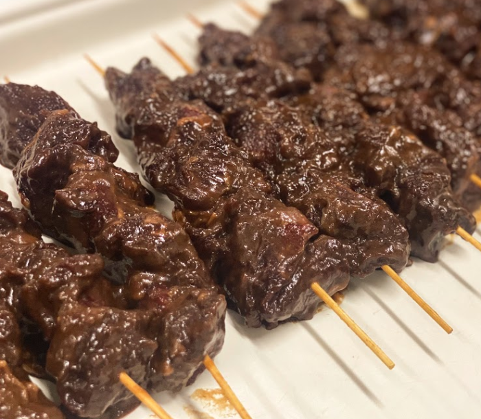 Beef Kabobs with Teriyaki Sauce