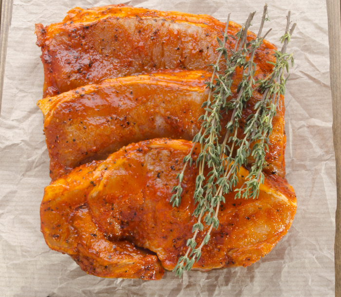 Honey BBQ Marinated Pork Chops