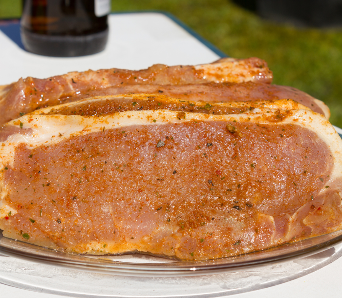 Honey Mustard Marinated Pork Chops