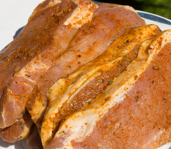 Honey Mustard Marinated Pork Chops