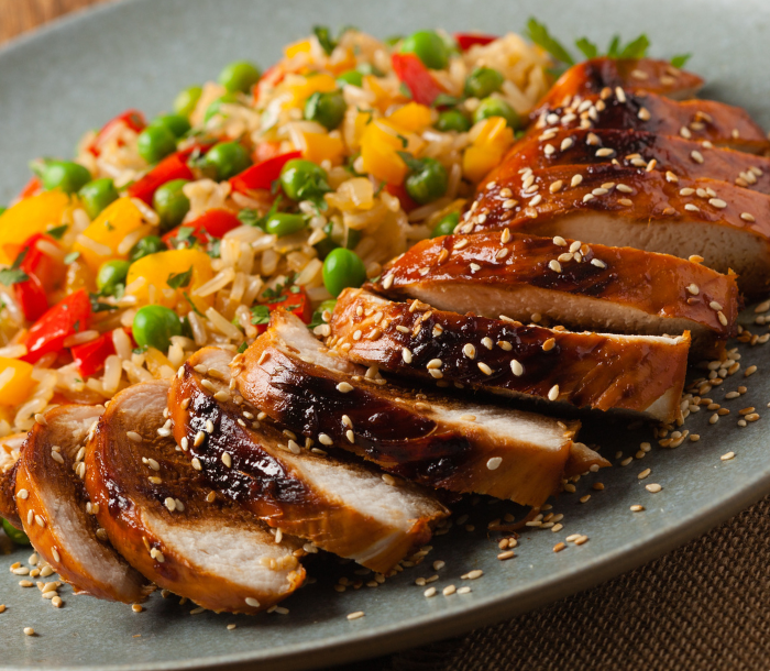 Teriyaki Marinated Chicken Cutlets